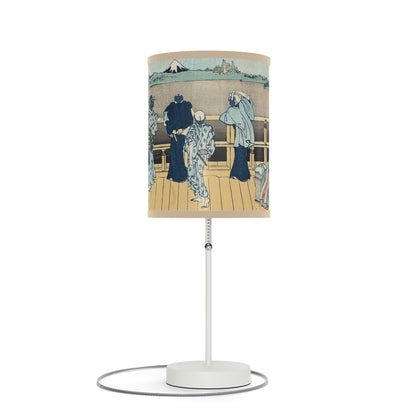 The Sazai Hall by Hokusai Japanese Lamp