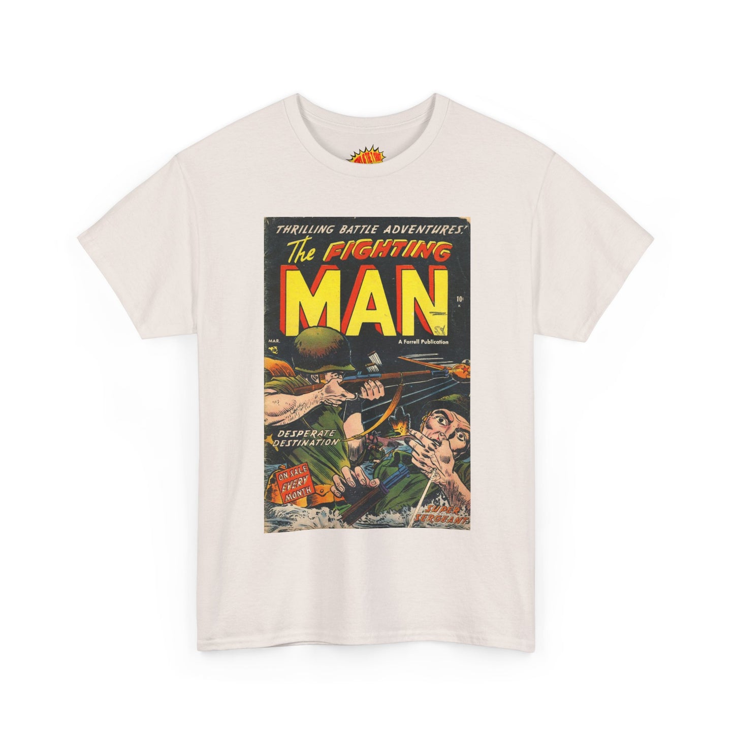 The Fighting Man March Comic Tee Shirt *Multiple Colors*