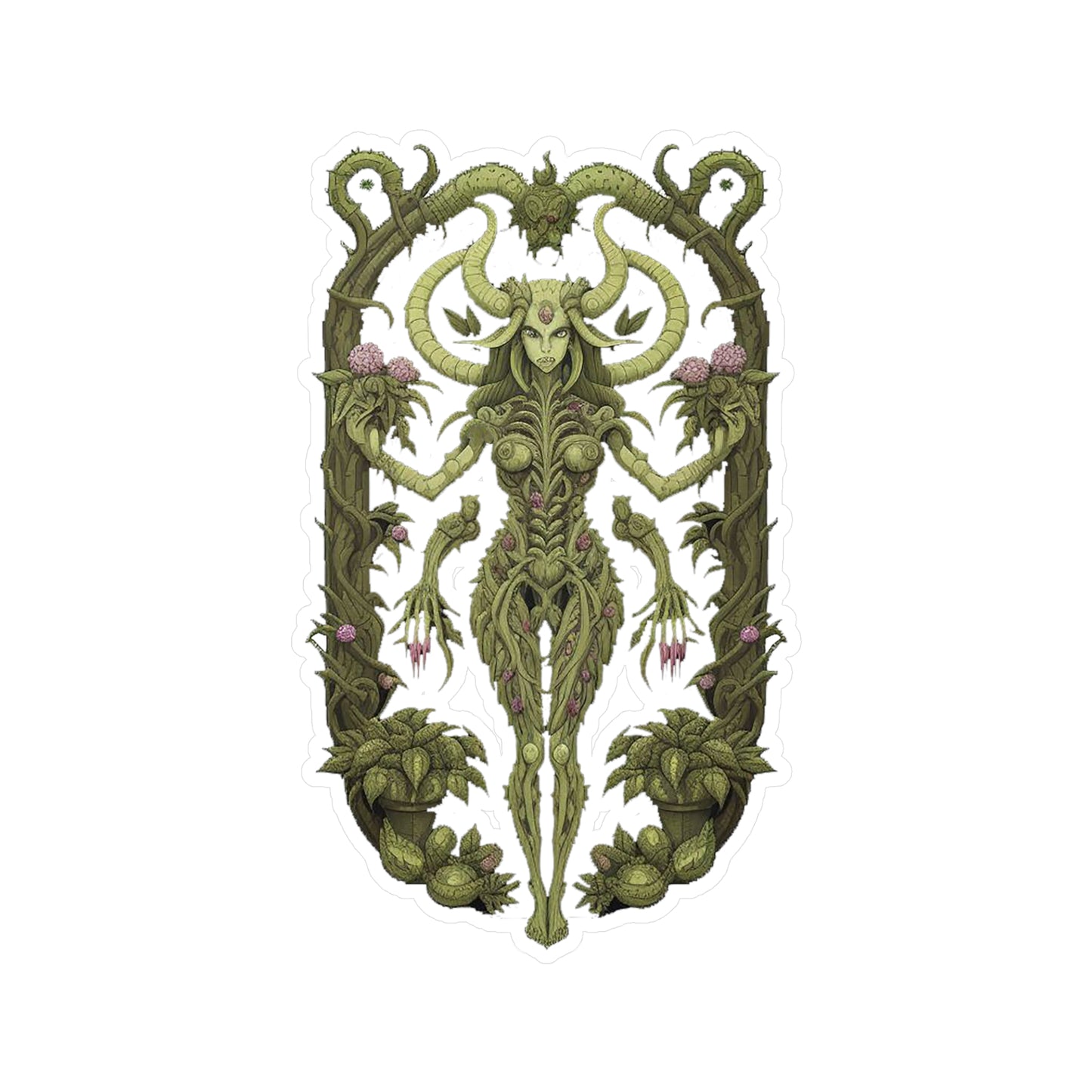 Dryad Succubus Durable Vinyl Decal Sticker