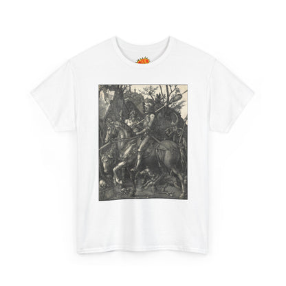 Knight. Death and the Devil - Albrecht Durer. Heavy Cotton Tee Many Colors/Sizes