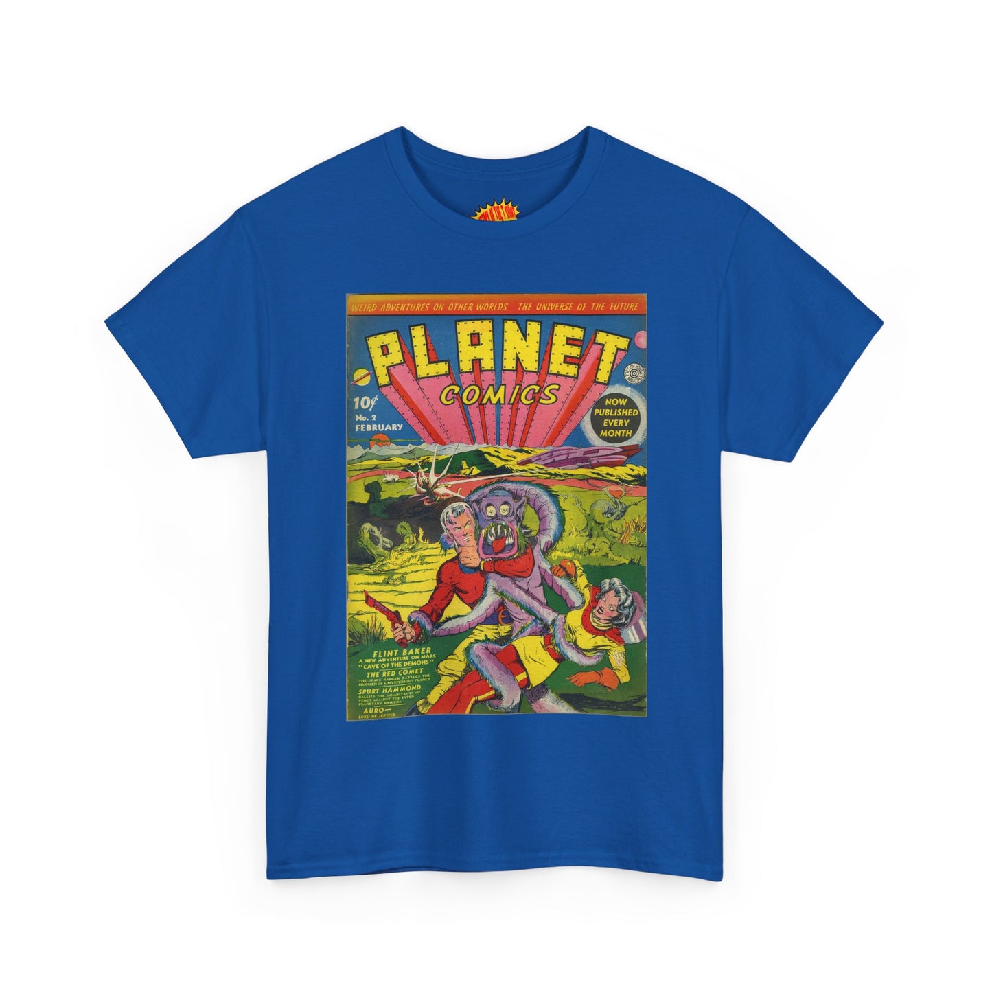 Planet Comics #2 - Heavy Cotton Tee *Dark Colors*