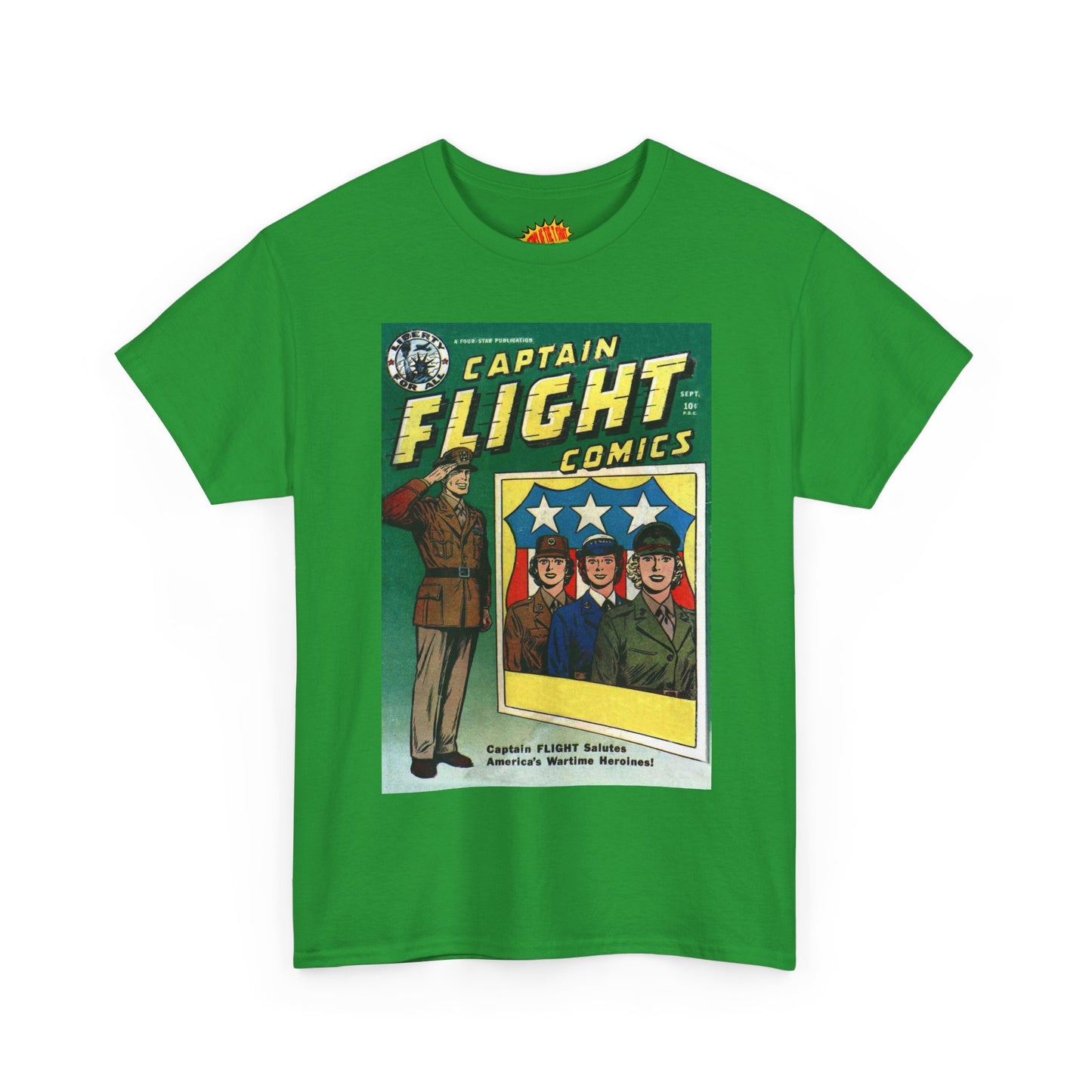 Captain Flight September Comic Tee Shirt *Multiple Colors*