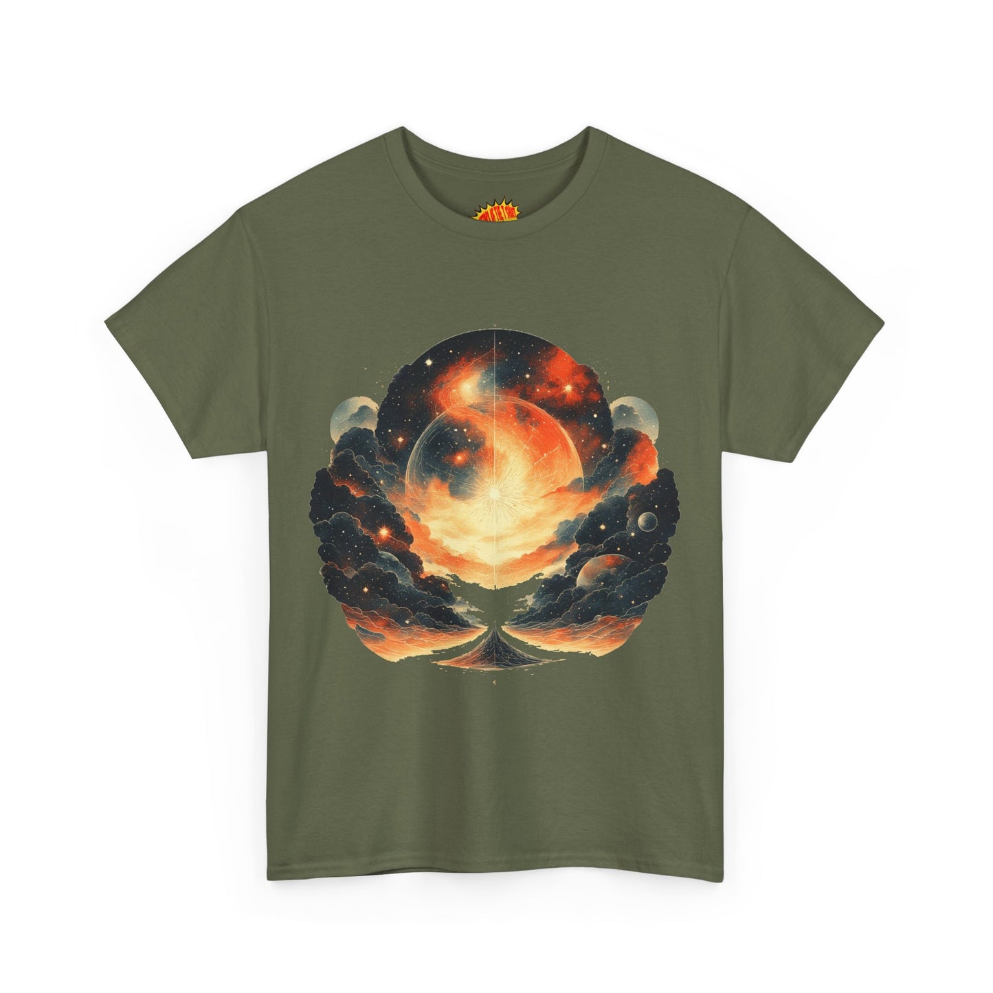 Moonscape w/Clouds Graphic Tee Shirt *Multiple Colors*
