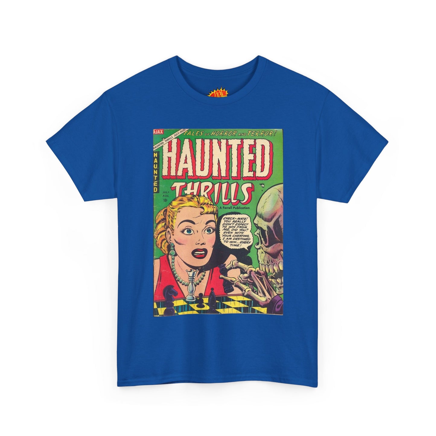 Haunted Thrills July - August Comic Tee Shirt *Multiple Colors*