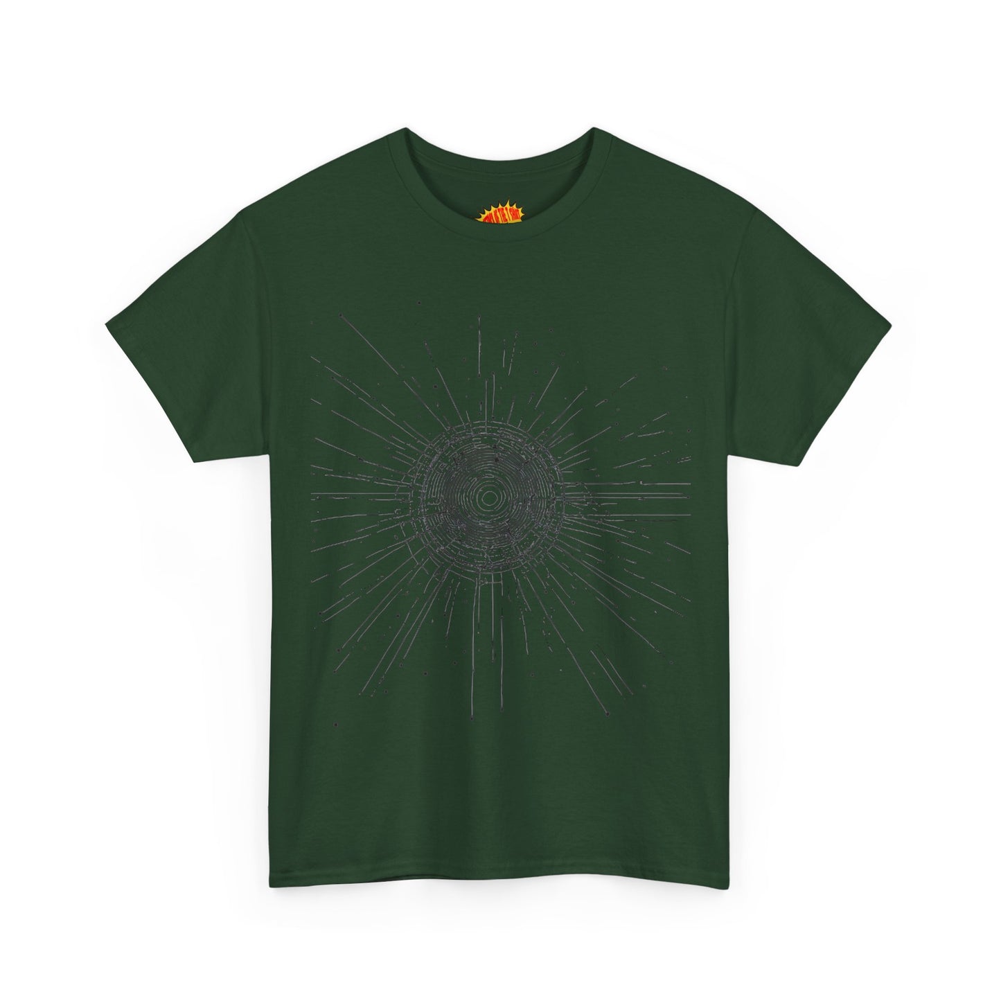 Circle Line Drawing Graphic Art Tee Shirt *Multiple Colors*