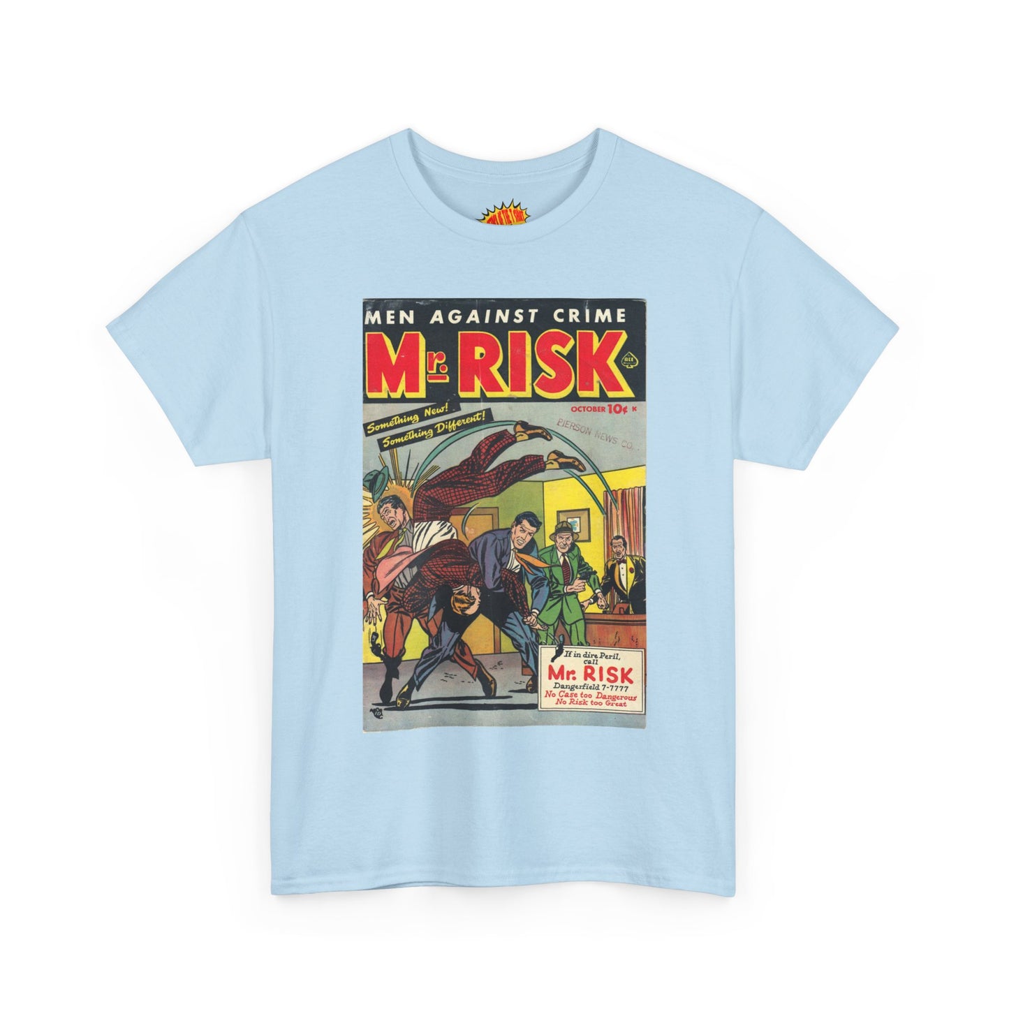 Mr. Risk October Comic Tee Shirt *Multiple Colors*