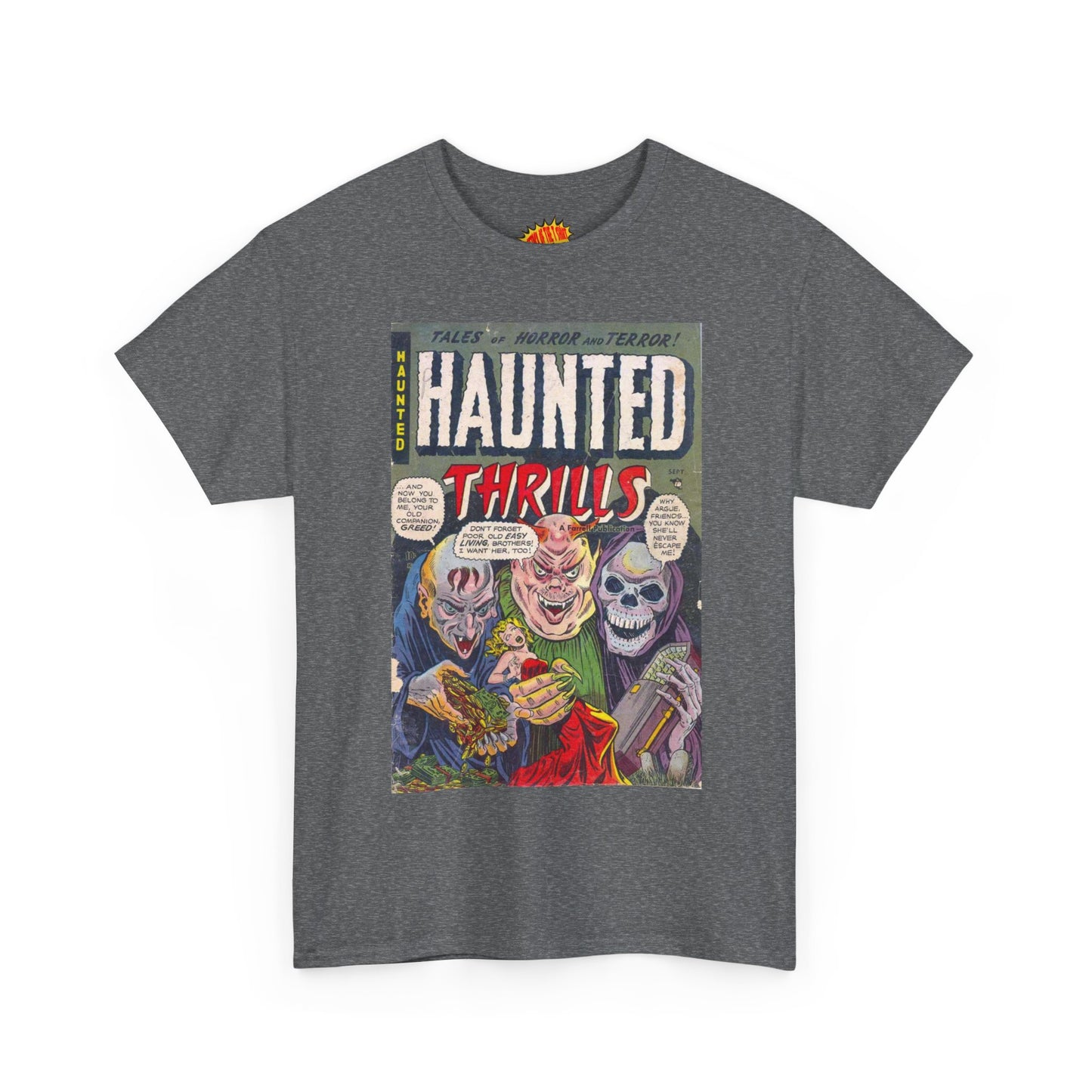 Haunted Thrills September Comic Tee Shirt *Multiple Colors*