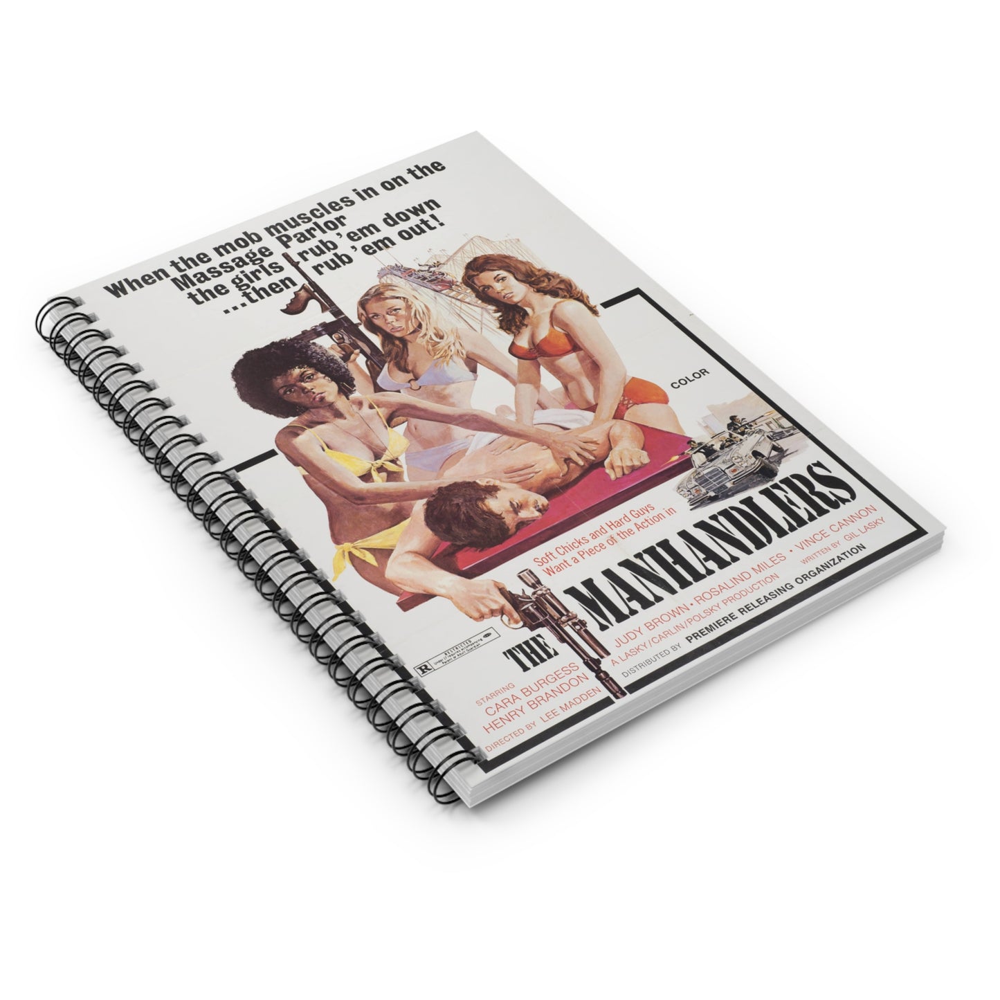 The Manhandlers - Vintage Movie Poster Notebook