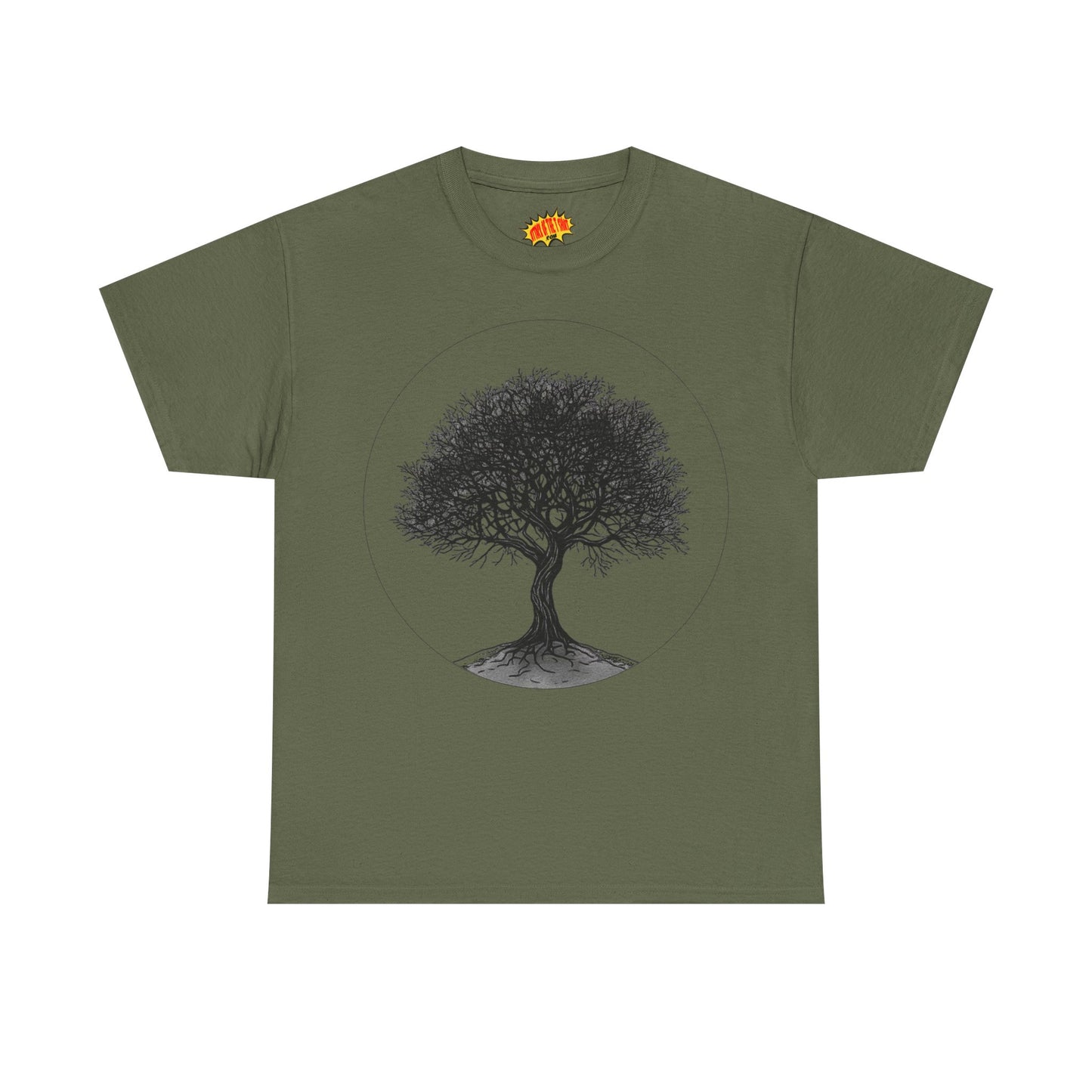 Circle Tree Sketch Drawing Graphic Art Tee Shirt *Multiple Colors*
