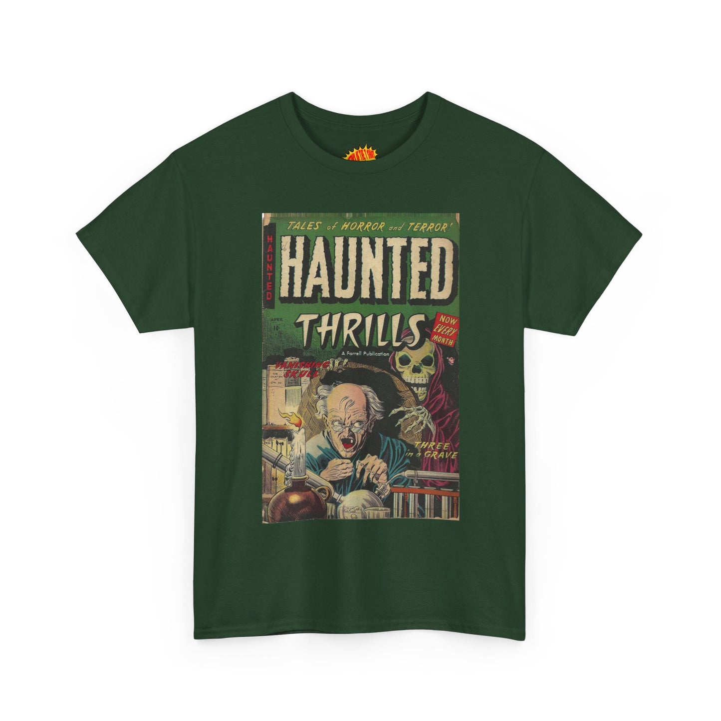 Haunted Thrills April Comic Tee Shirt *Multiple Colors*