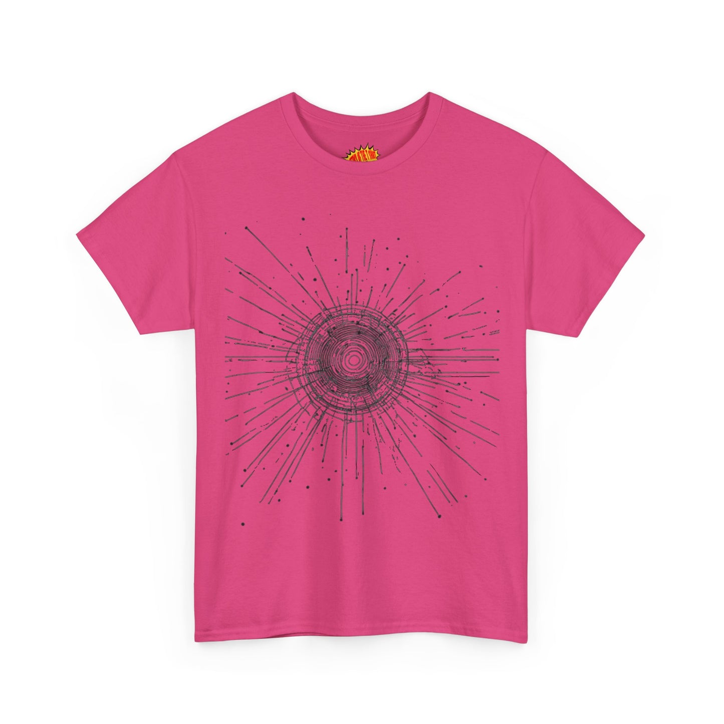 Circle Line Drawing Graphic Art Tee Shirt *Multiple Colors*