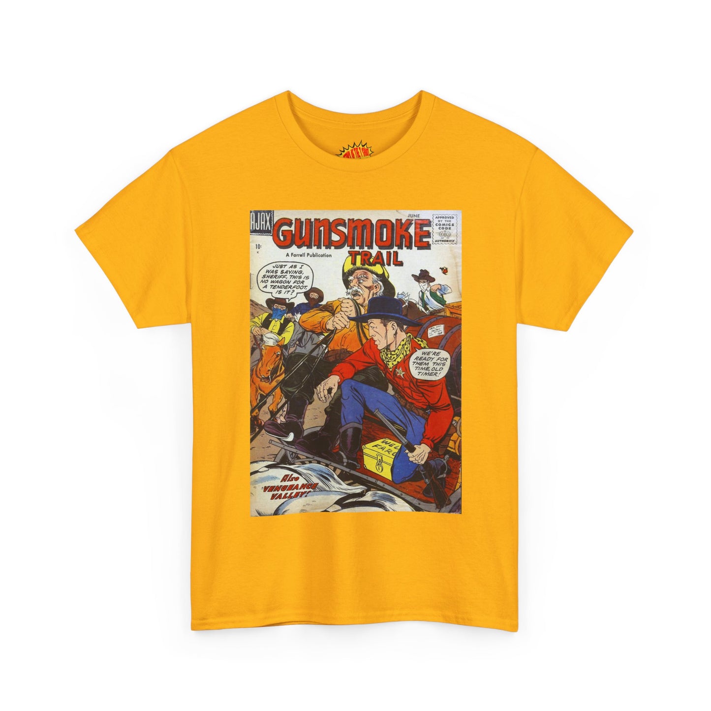 Gunsmoke Trail June Comic Tee Shirt *Multiple Colors*