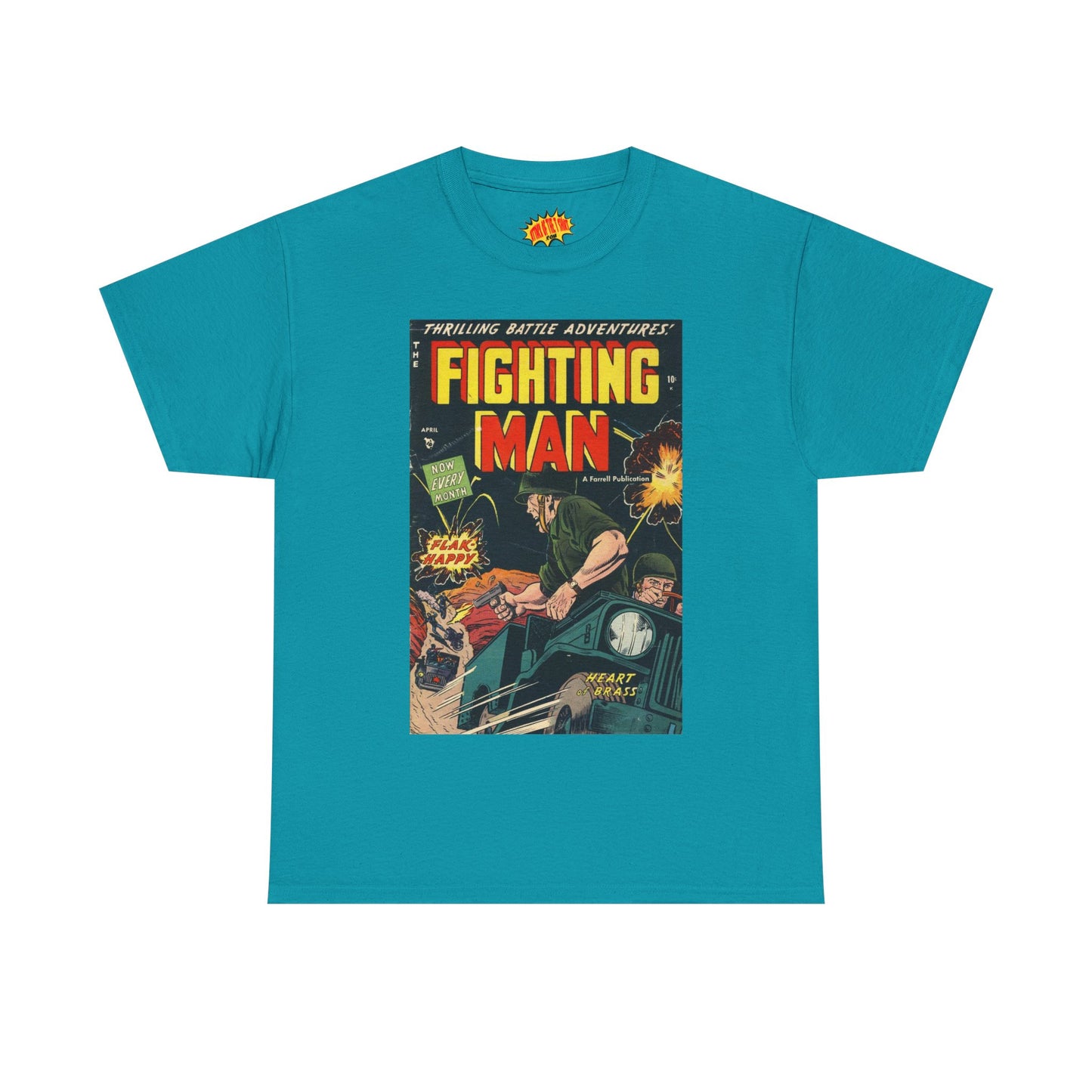 The Fighting Man April Comic Tee Shirt *Multiple Colors*