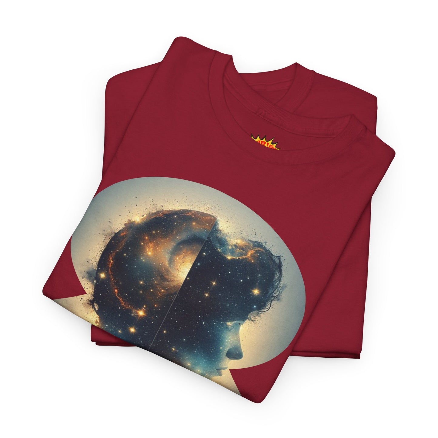 Cosmic Silhouette Galaxy Graphic Art Tee Shirt *Multiple Colors*