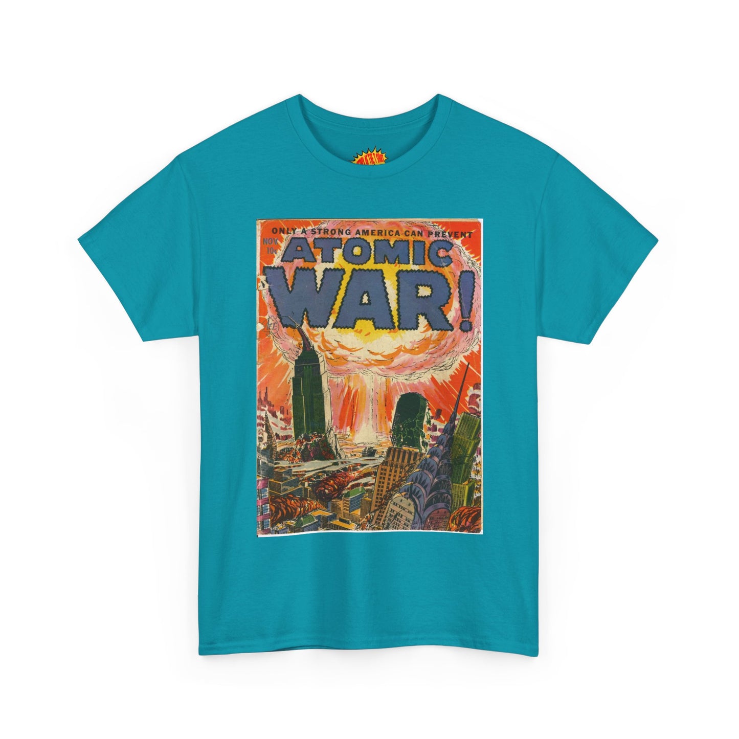 Atomic War Nov. Comic Tee Shirt *Multiple Colors*