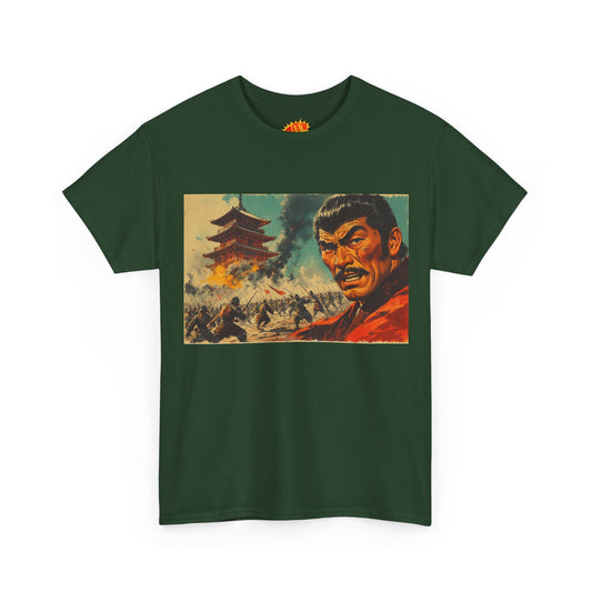 Samurai Battle Vintage Style T-Shirt *Multiple Colors*