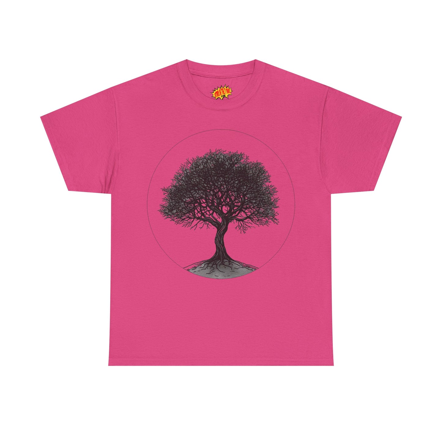 Circle Tree Sketch Drawing Graphic Art Tee Shirt *Multiple Colors*