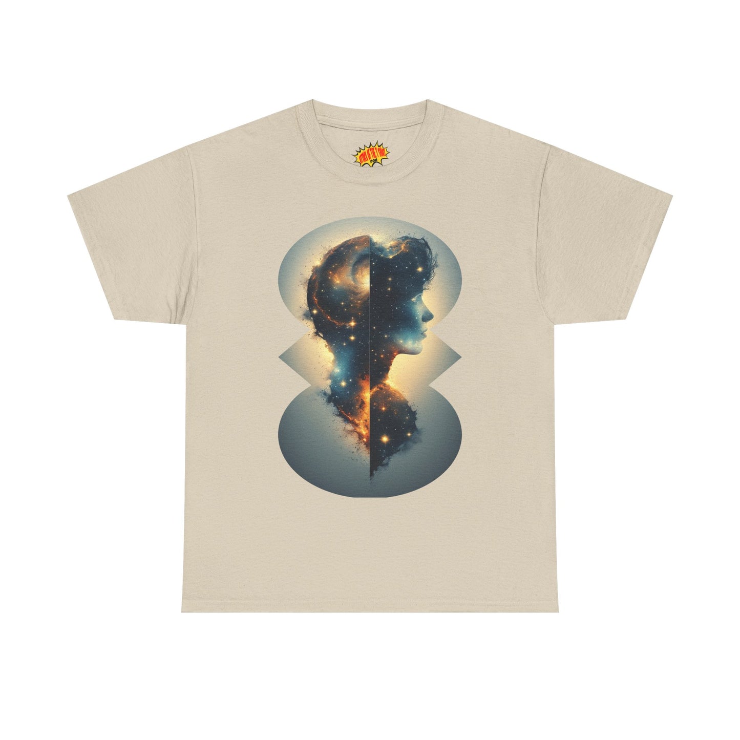 Cosmic Silhouette Galaxy Graphic Art Tee Shirt *Multiple Colors*