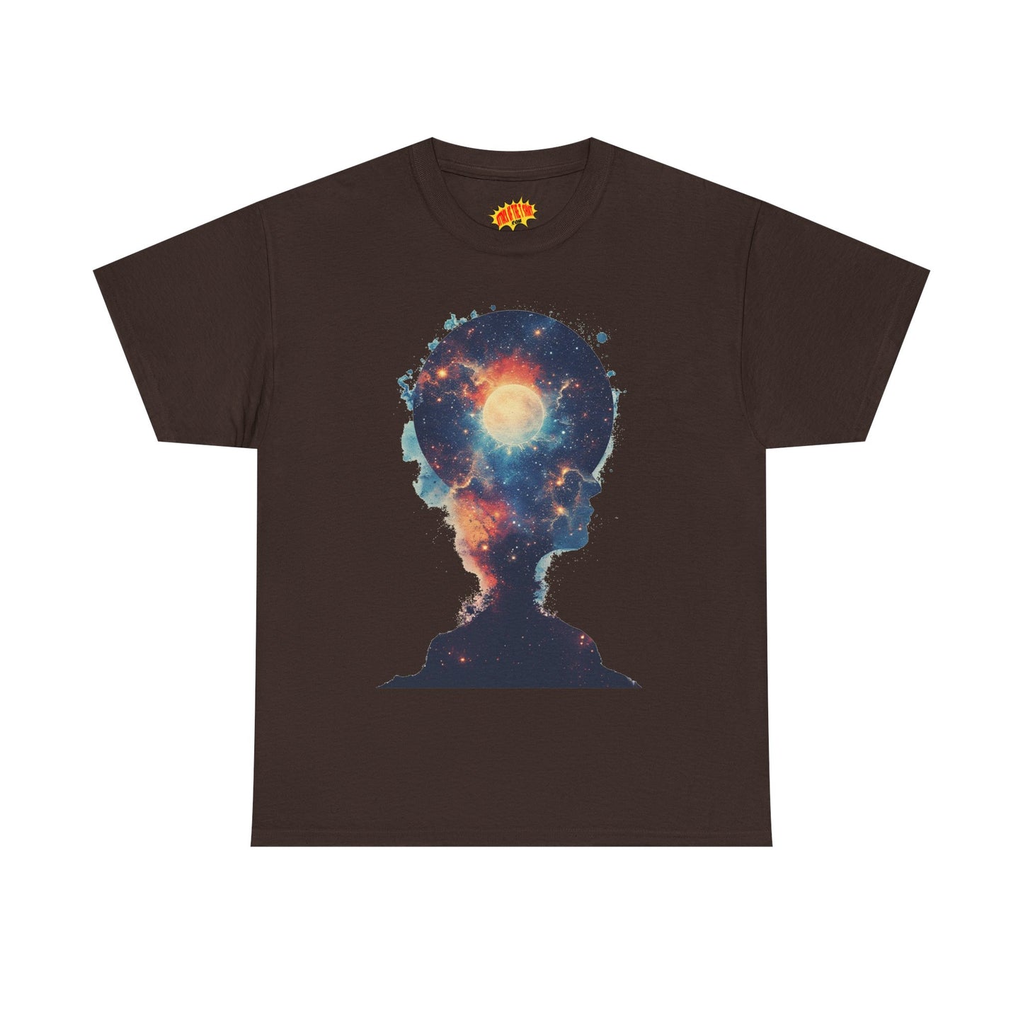 Abstract Galaxy Nebula Art w/Face Graphic Tee Shirt *Multiple Colors*