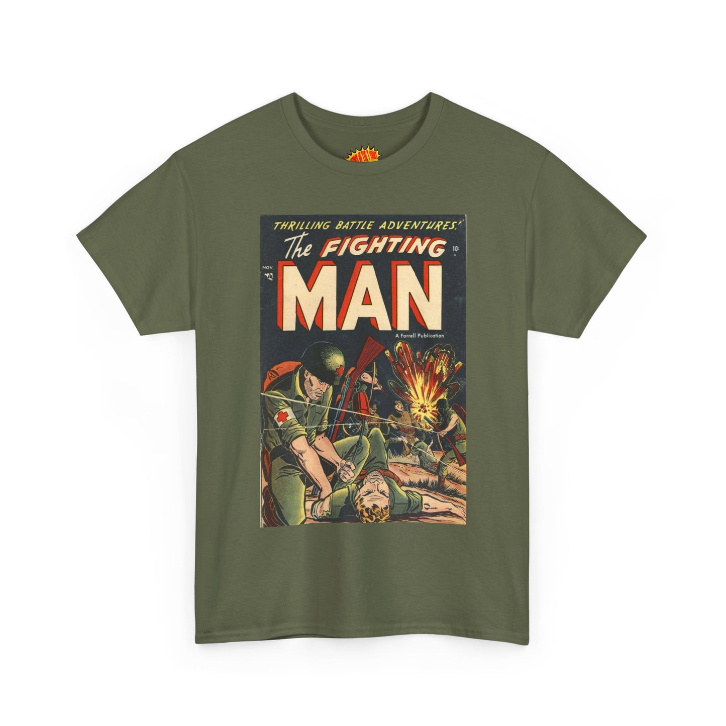 The Fighting Man November Comic Tee Shirt *Multiple Colors*