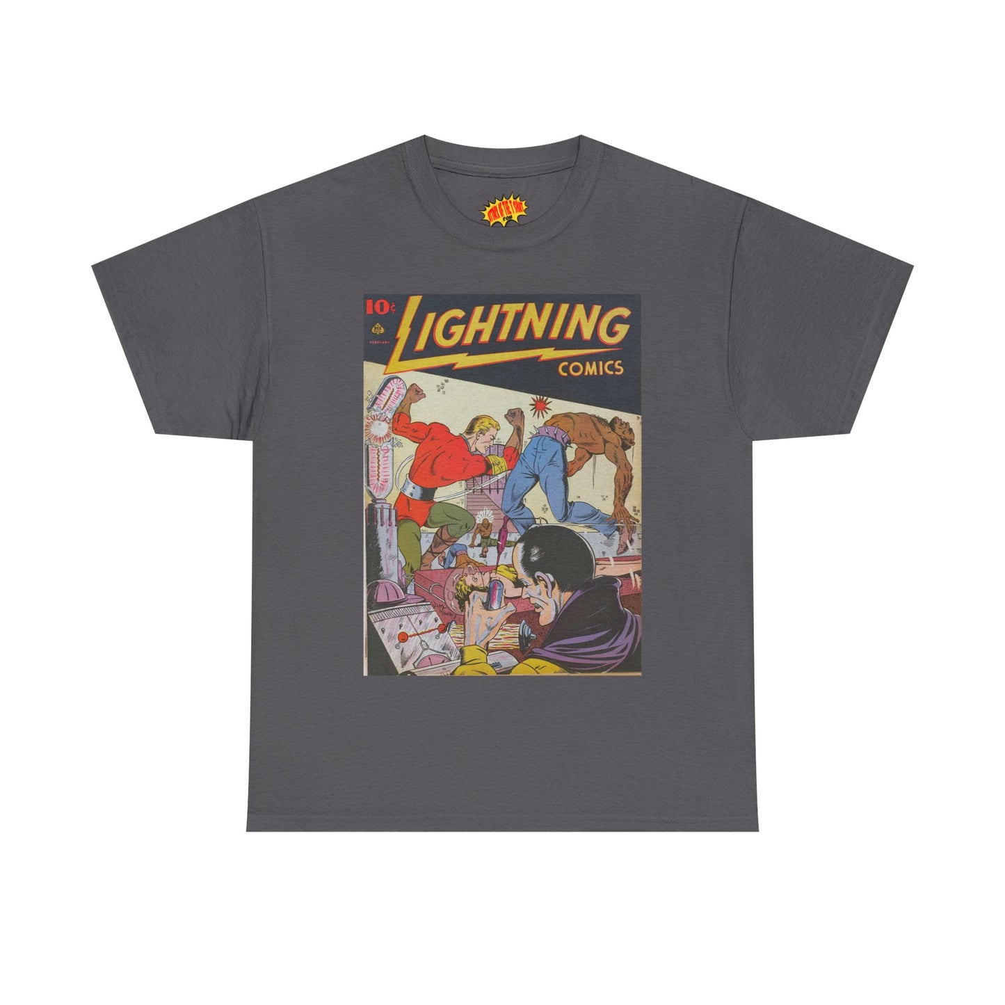 Lightning Comics February Comic Tee Shirt *Multiple Colors*