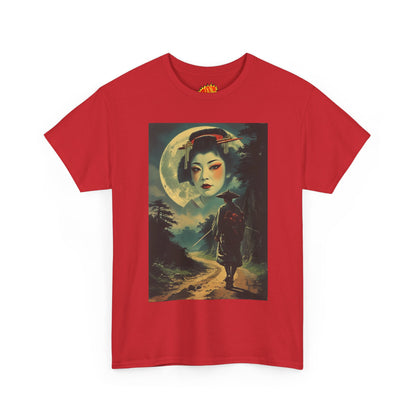 Night Traveller w/Full Moon Geisha T-Shirt