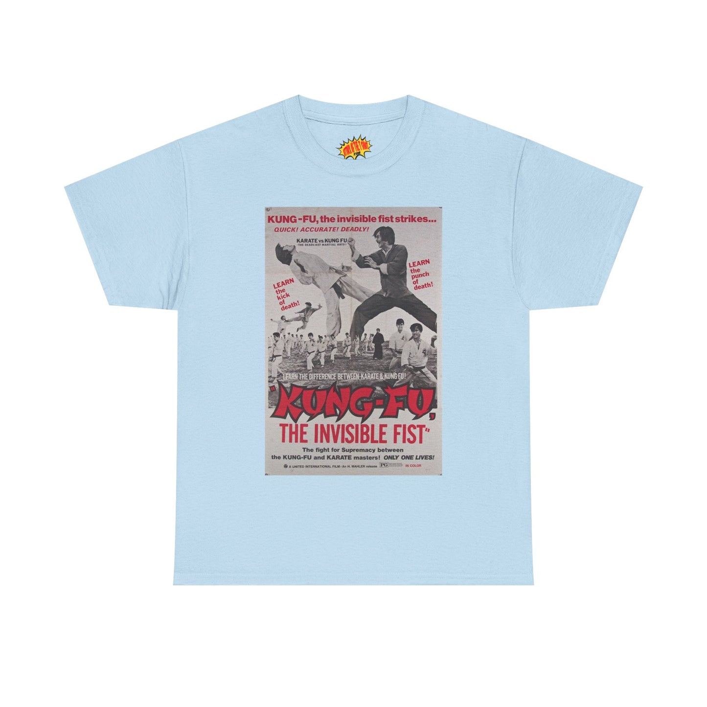 Kung Fu the Invisible Fist Movie Poster T-Shirt *Multiple Colors*