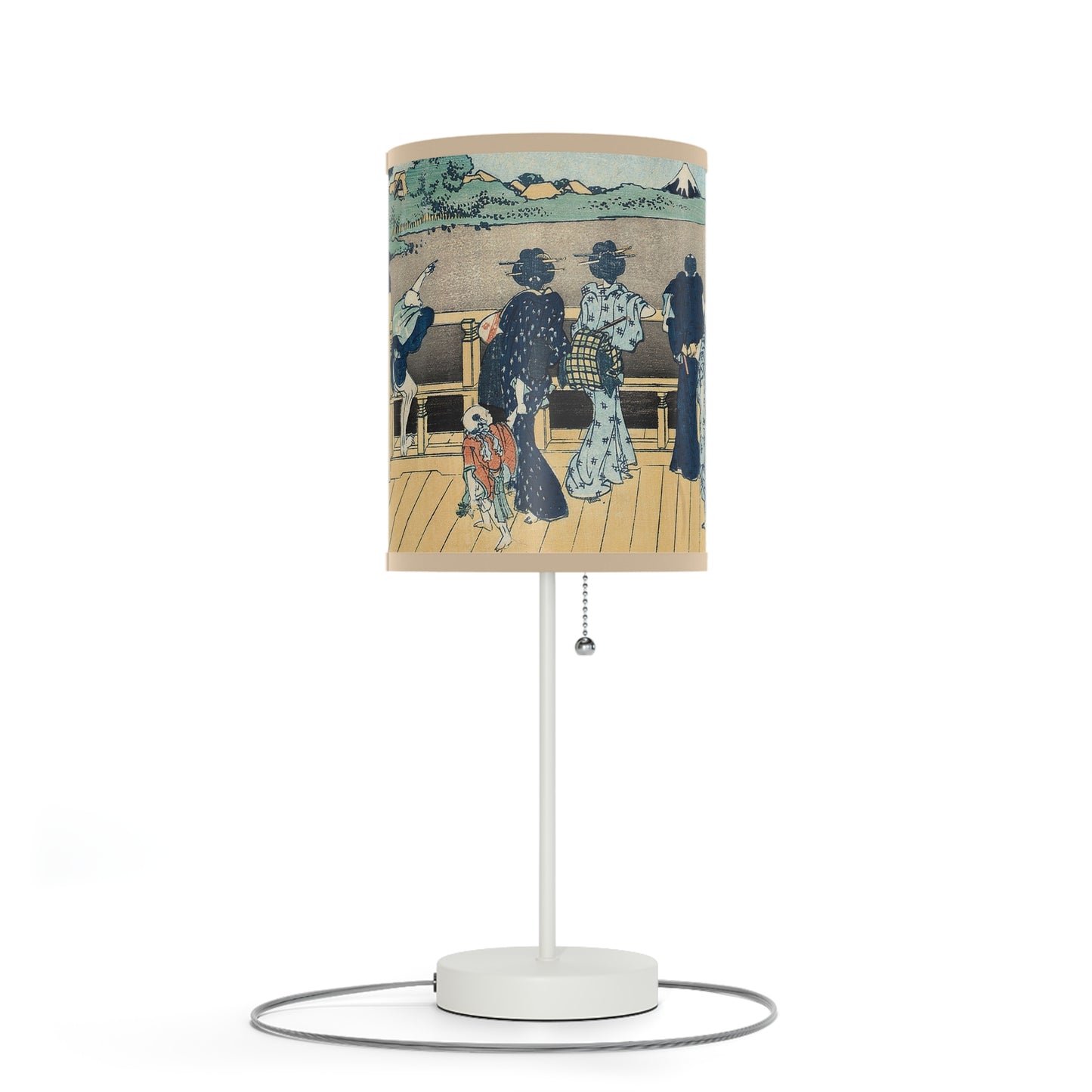 The Sazai Hall by Hokusai Japanese Lamp