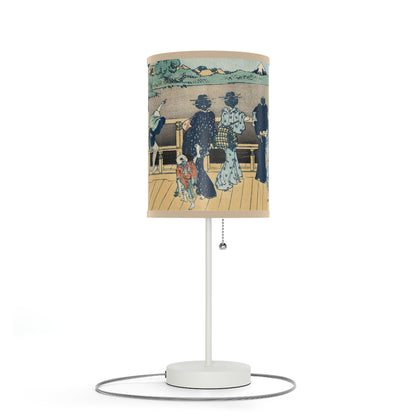 The Sazai Hall by Hokusai Japanese Lamp