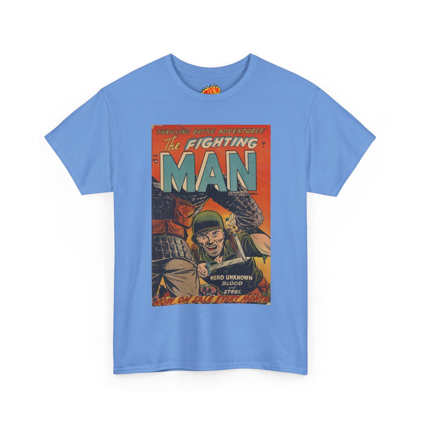 The Fighting Man February Comic Tee Shirt *Multiple Colors*