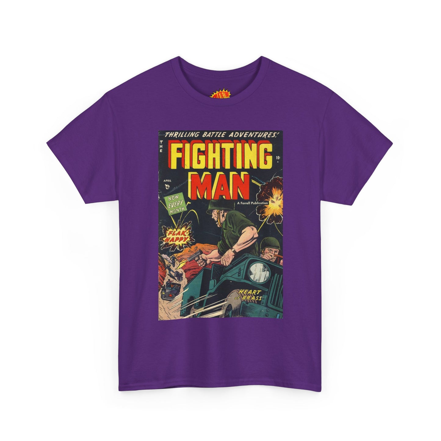 The Fighting Man April Comic Tee Shirt *Multiple Colors*