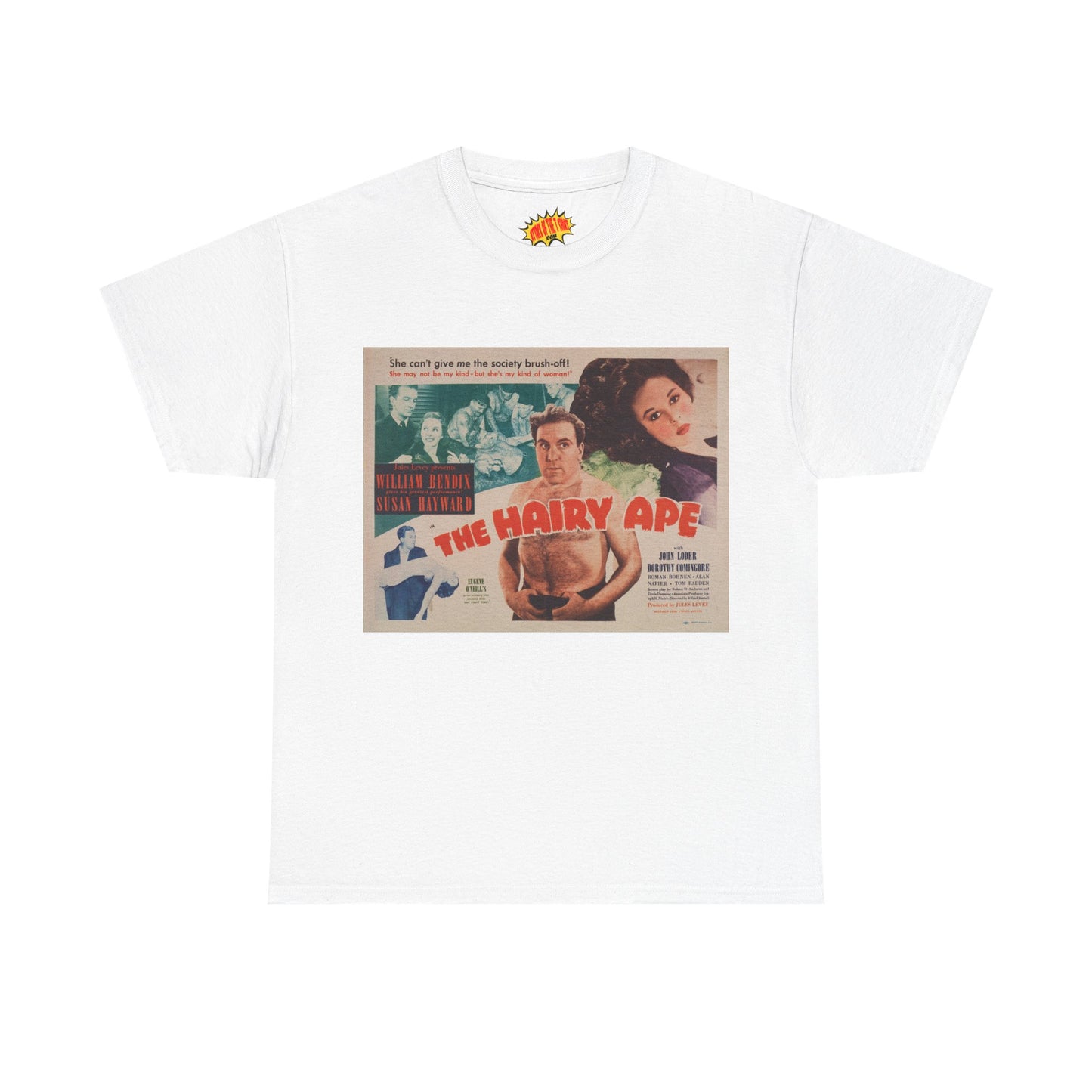 The Hairy Ape Movie Poster T-Shirt *Multiple Colors*
