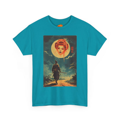 Walking Samurai w/Blood Moon Woman T-Shirt