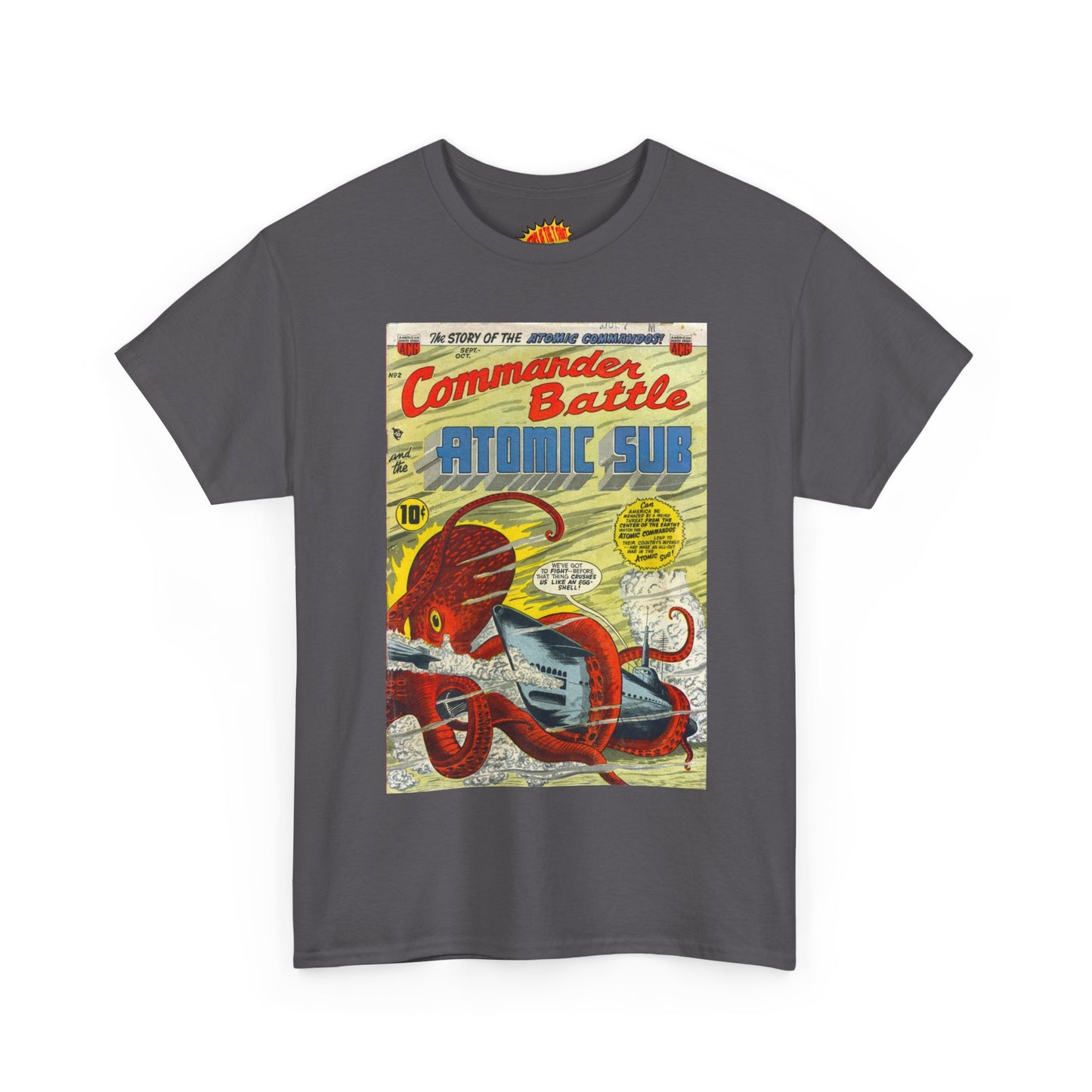 Commander Battle Atomic Sub No. 2 Comic Tee Shirt *Multiple Colors*