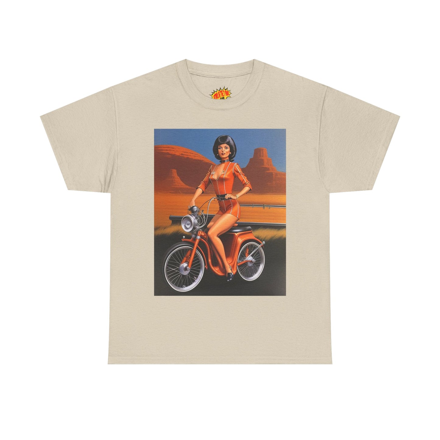 Retro Scooter Lady T-Shirt *Multiple Colors*