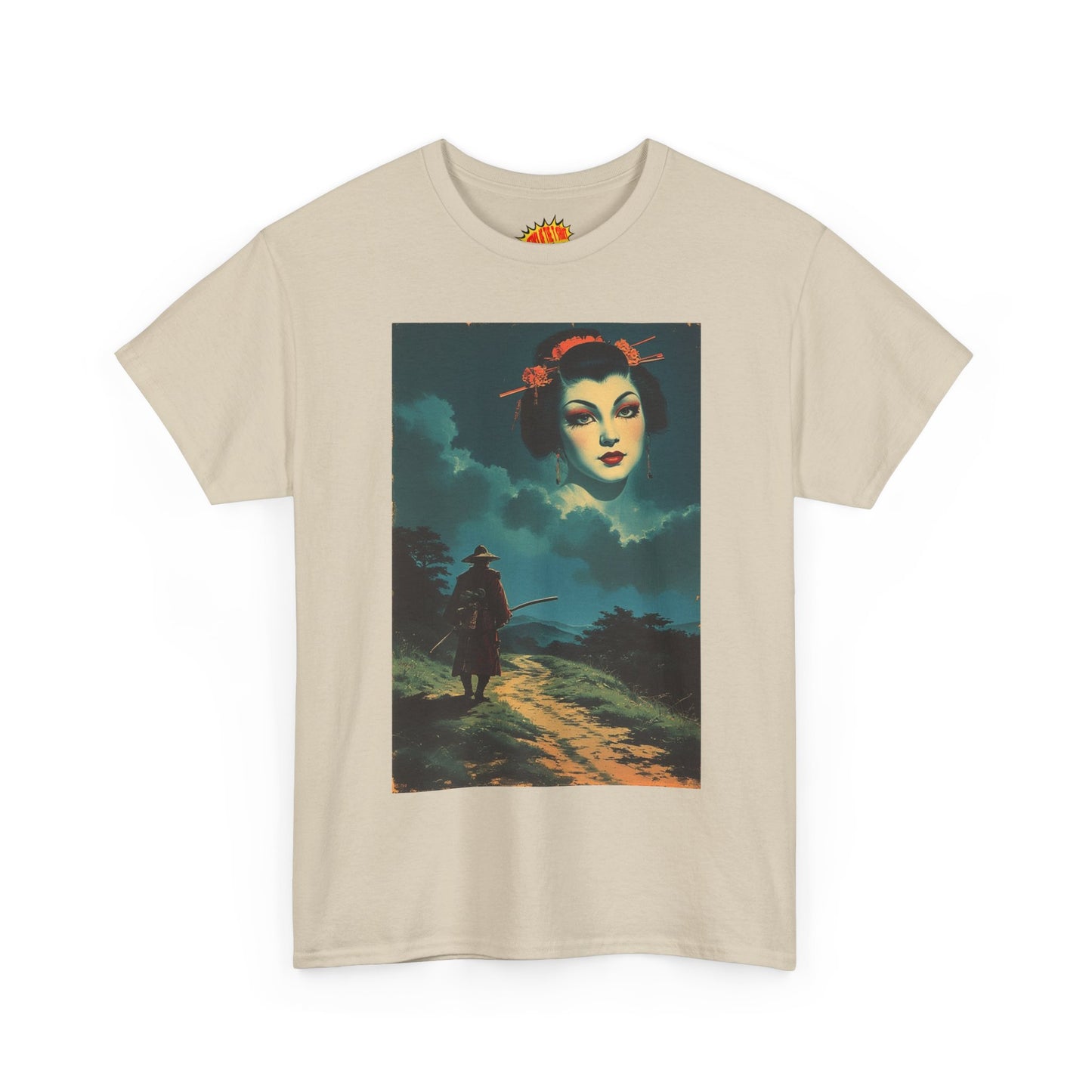 Walking Samurai w/Cloud Woman T-Shirt *Multiple Colors*