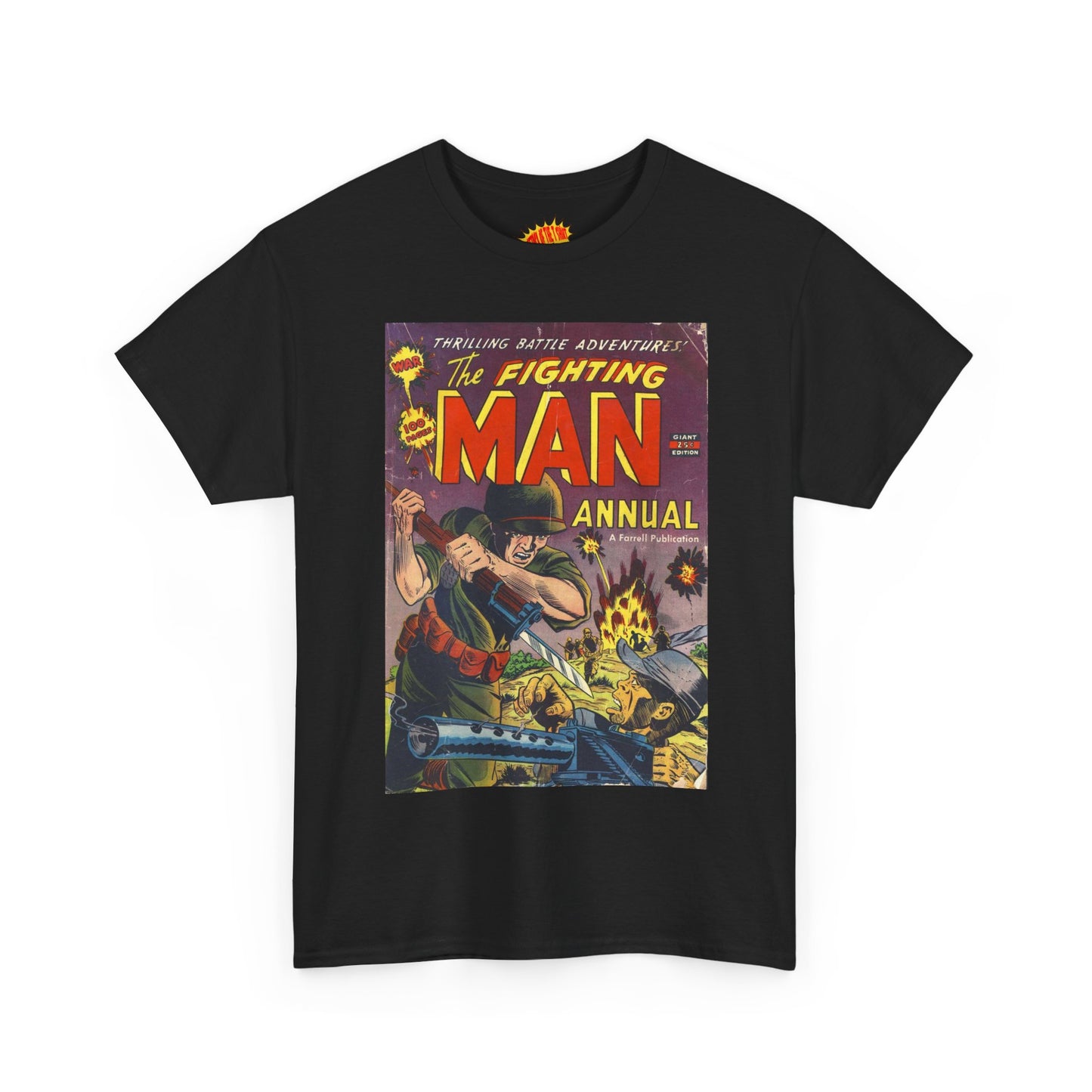 The Fighting Man Annual Comic Tee Shirt *Multiple Colors*