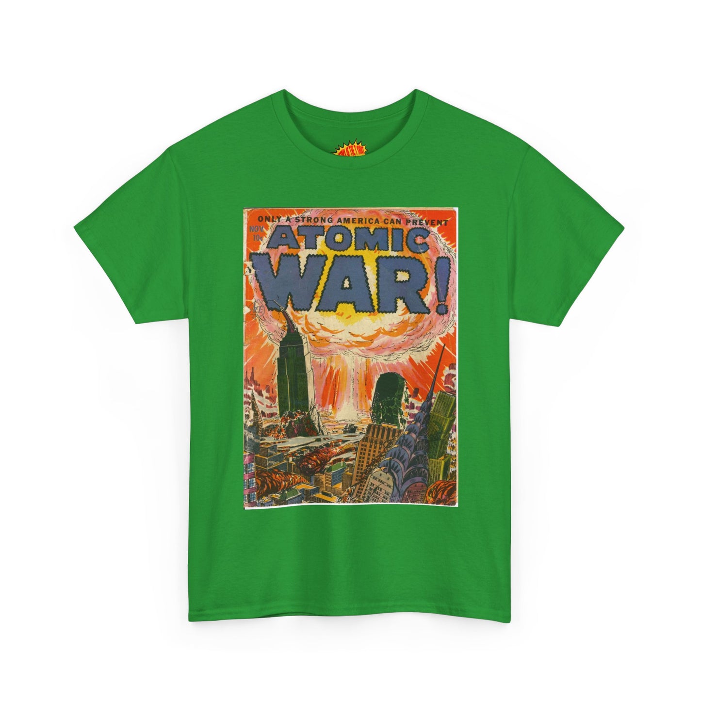 Atomic War Nov. Comic Tee Shirt *Multiple Colors*