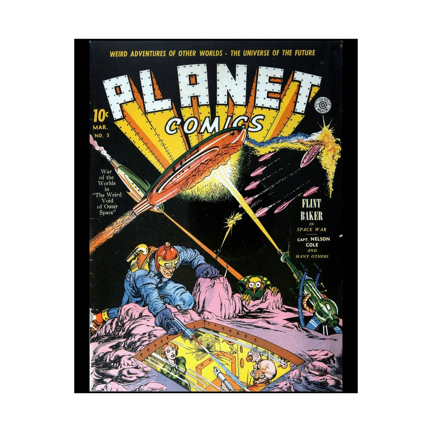 Planet Comics #3 Matte Vertical Posters