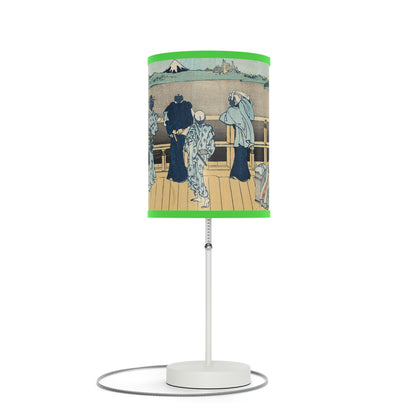 The Sazai Hall by Hokusai Japanese Lamp