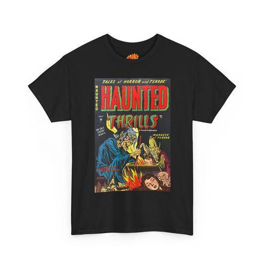 Haunted Thrills May Comic Tee Shirt *Multiple Colors*