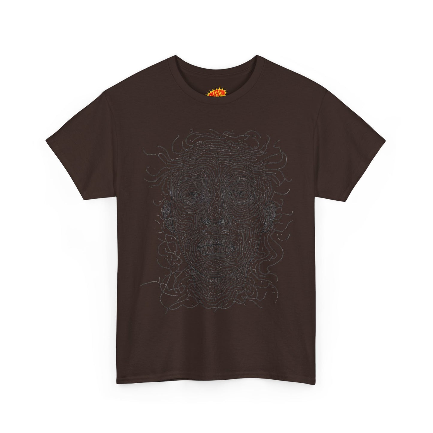 Graphic Line Art Portrait Tee Shirt *Multiple Colors*