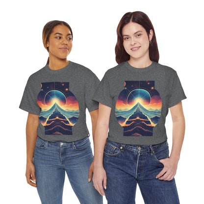 Cosmic Stairway Galaxy Graphic Art Tee Shirt