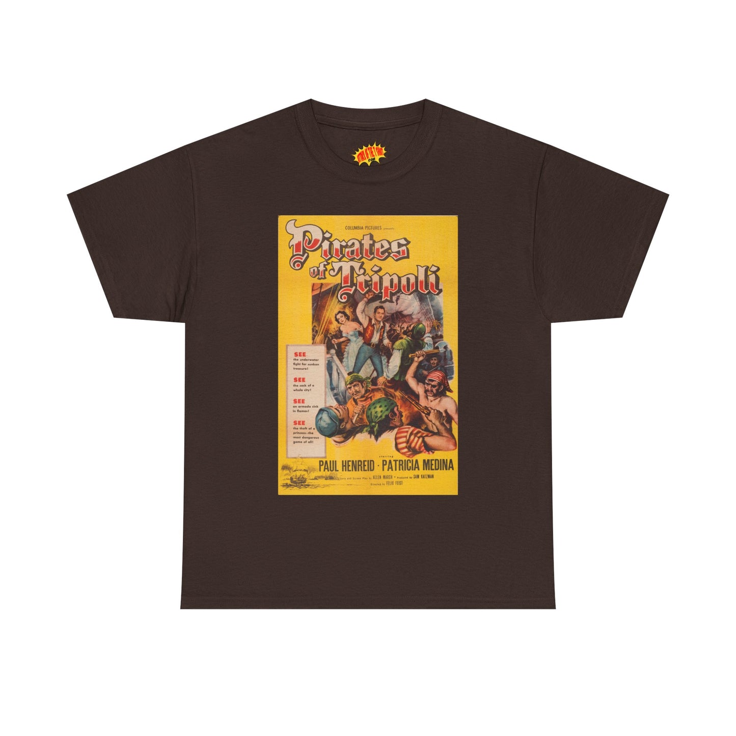 Pirates of Tripoli Movie Poster T-Shirt *Multiple Colors*