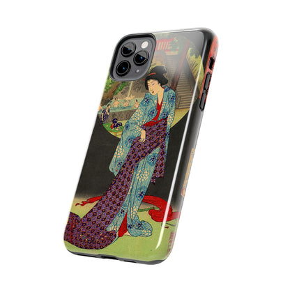 Oji Waterfall by Toyohara Chikanobu, 1890 iPhone Case *Many Sizes Available*
