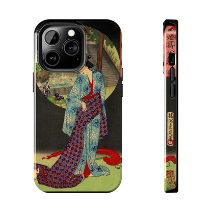 Oji Waterfall by Toyohara Chikanobu, 1890 iPhone Case *Many Sizes Available*