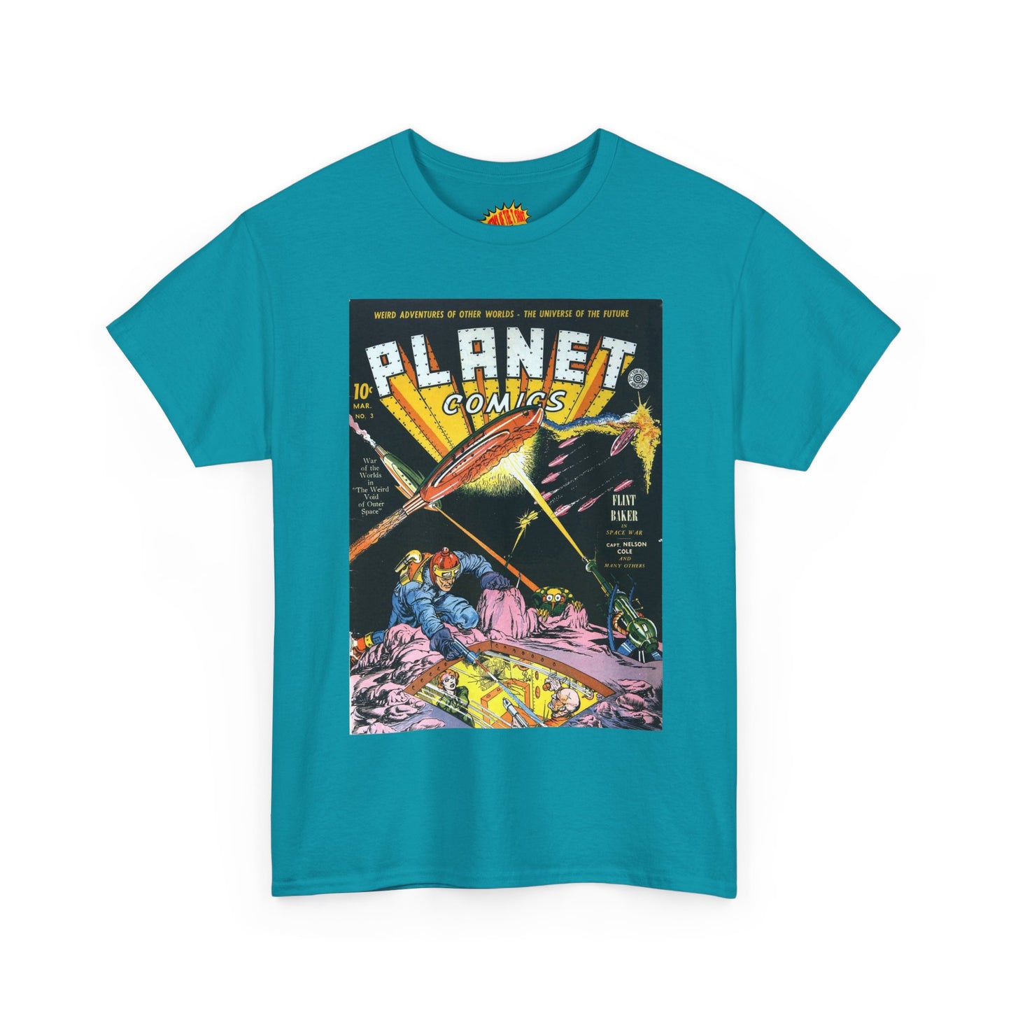 Planet Comics #3 - Heavy Cotton Tee *Light Colors*