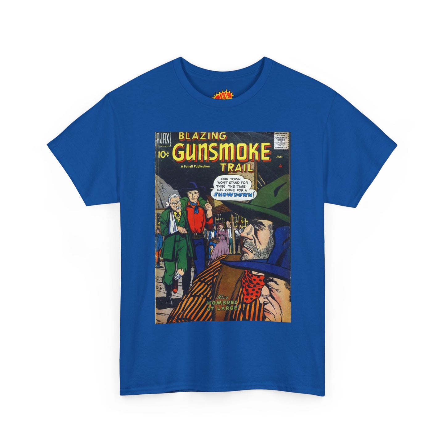 Gunsmoke Trail January Comic Tee Shirt *Multiple Colors*