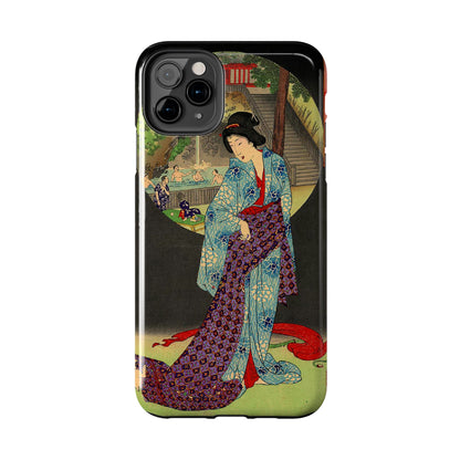 Oji Waterfall by Toyohara Chikanobu, 1890 iPhone Case *Many Sizes Available*