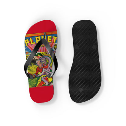 Planet Comics #2 Flip Flops Red *Multiple Sizes Available*